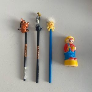 90’s Lion King & Troll Pencils Unsharpened